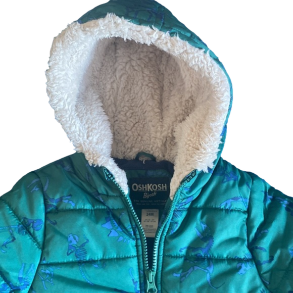 Oshkosh b’gosh 24Months Dinosaur Coat 🦕 - Picture 4 of 11